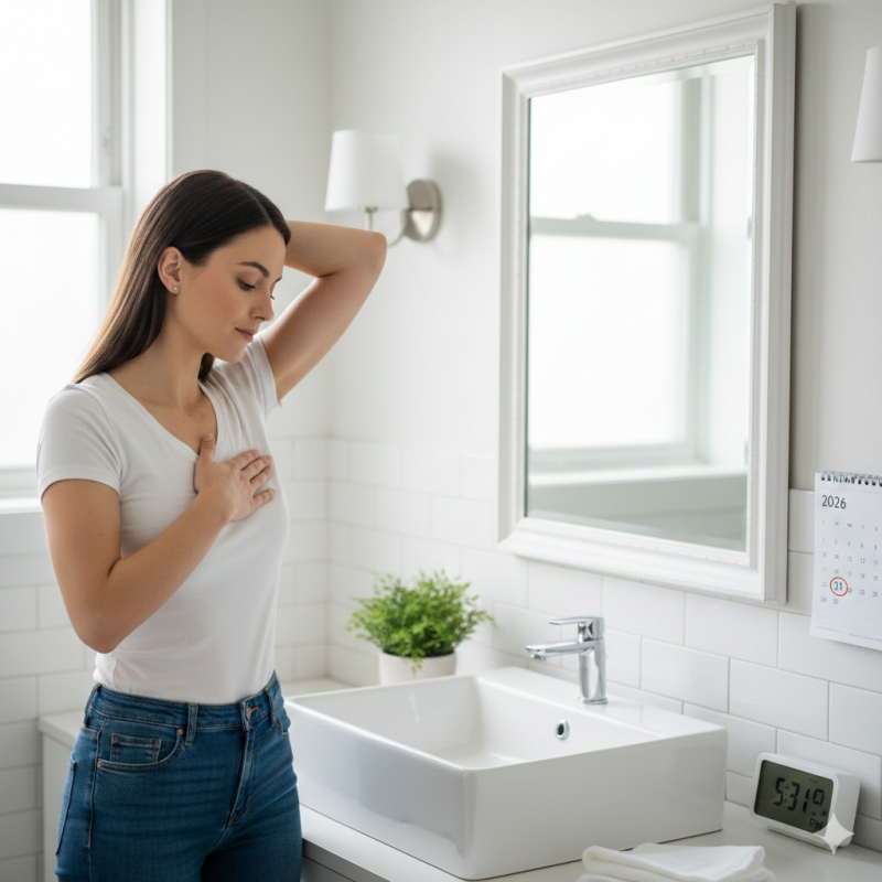 Self breast examination