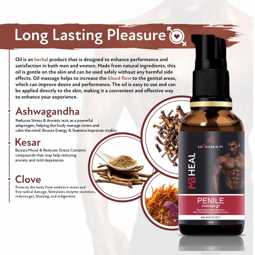 MB Heal Penile Massage Oil (30 ml )