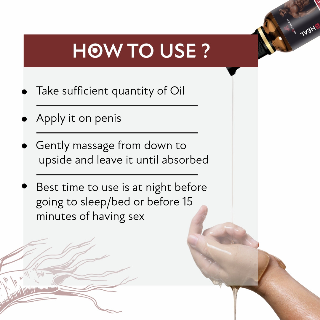 MB Heal Penile Massage Oil (30 ml )