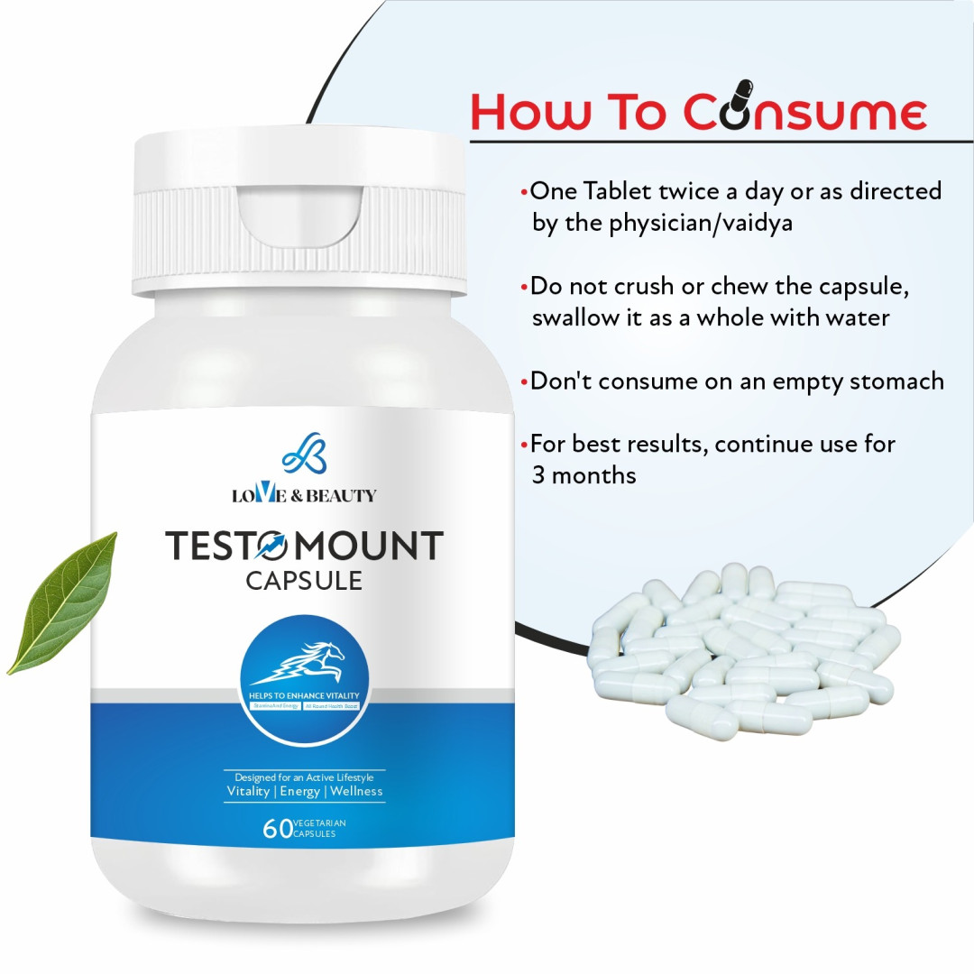 Testo Mount Capsule (60 cap )