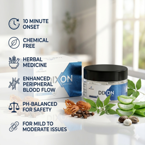 DIXON STIM GEL: Fast-Acting 10-Minute Vascular Performance Gel (30g) alternate view