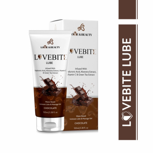 LOVE AND BEAUTY LOVEBITE CHOCOLATE FLAVOUR - LUBRICANT AND MASSAGE GEL ( 100 ML )